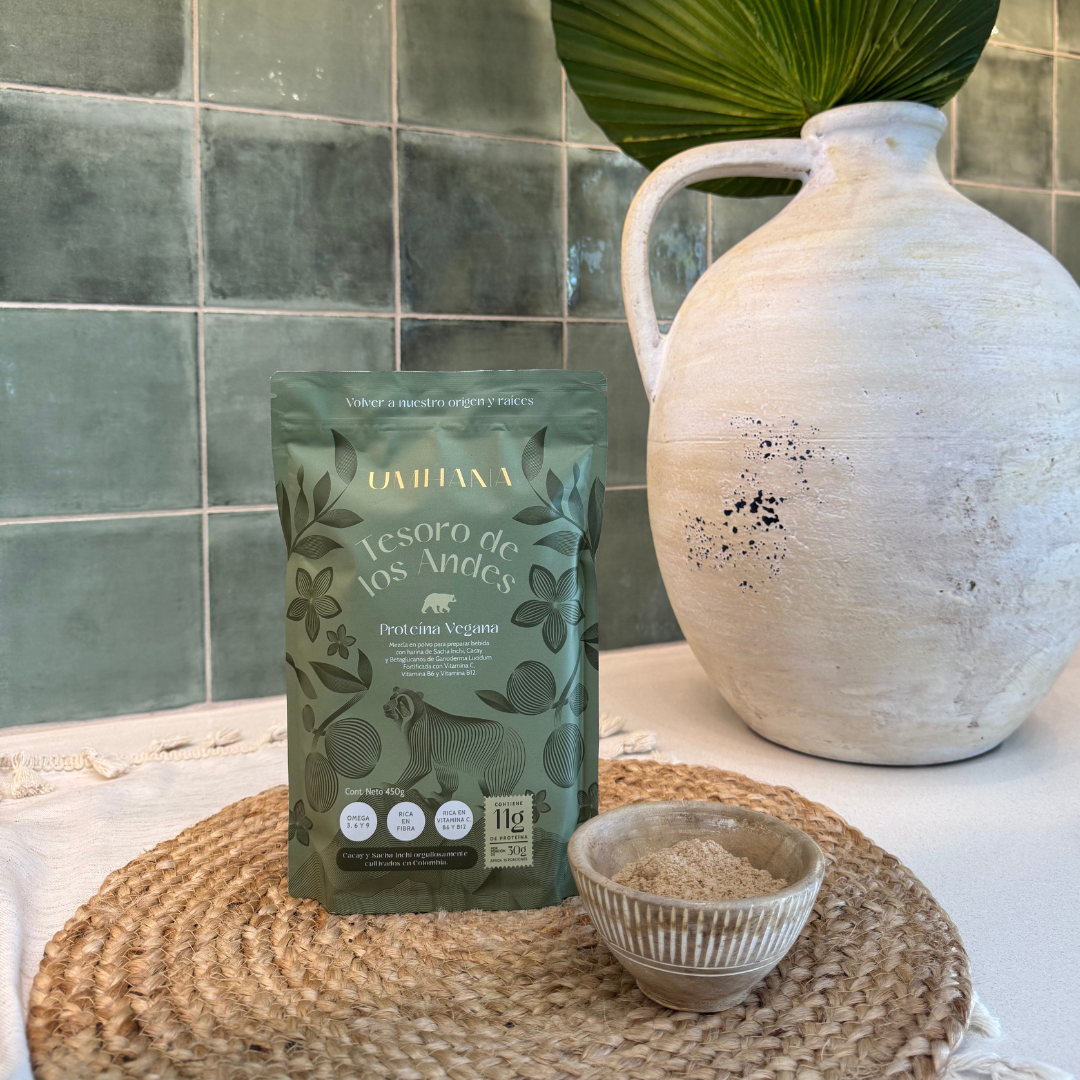 Proteína Vegana: Desarrollo Muscular y Salud Cerebral UMHANA | Mezclas a base de Plantas & Adaptógenos