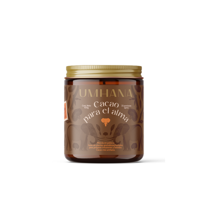 Cacao para el alma: Mezcla de adaptógenos para el estrés, ansiedad e insomnio UMHANA | Mezclas a base de Plantas & Adaptógenos