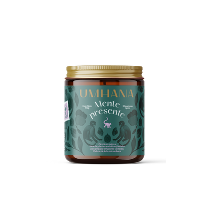 Mente Presente: Mezcla para el cerebro, memoria y concentración UMHANA | Mezclas a base de Plantas & Adaptógenos