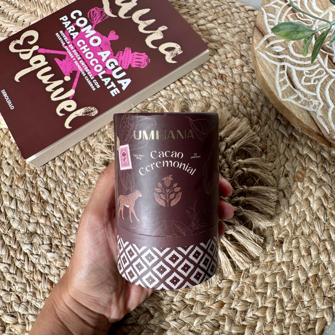 Cacao Ceremonial 100gr  (Chocolate de Taza 100% Cacao Puro) UMHANA | Mezclas a base de Plantas & Adaptógenos