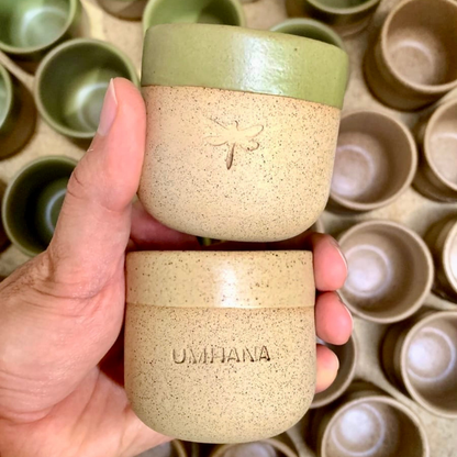 Mini Tazas de Cerámica Hechas con Amor UMHANA | Mezclas a base de Plantas & Adaptógenos